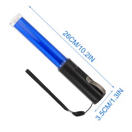 OSALADI LED Flash Stick Night Table Light Stick Night Events Memorable Luminous Bracelets Glow Sticks Solar Glow Holiday Cheer Stick Holiday Traffic Stick ABS Blue