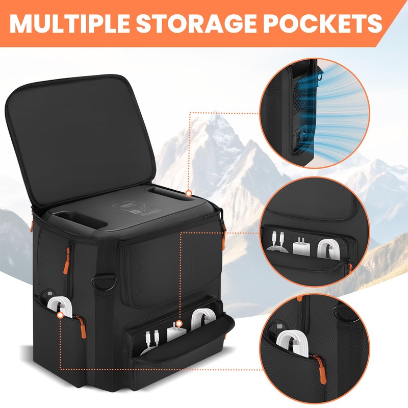Carrying Case Compatible with BLUETTI AC180, Power Station Travel Bag