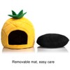 Hollypet Cozy Pet , Warm Cave Nest Sleeping Bed Pineapple