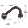Liberty Garden Products Replacement Elbow Connector for Wall Mounted Hose