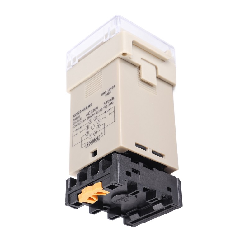 JSS20‑48AMS Power On Delay Timer Relay Digital Display 1‑999S AC