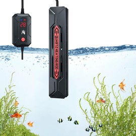 Aquarium Heater, 500 W Heating Rod Aquarium with Adjustable Temperature, Immersion Heater with Overtemperature Protection and Water Separation Function, External Controller, for Freshwater and
