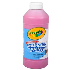 Crayola Washable Paint, Magenta, 16 Oz Bottle