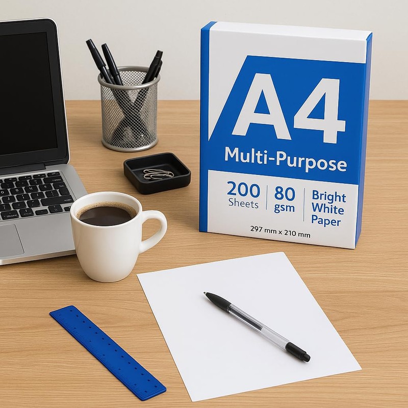 1ABOVE A4 Multi-Purpose Copier and Printer Paper - 200 Sheets,