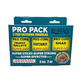 Pro Pack Walleye is The Perfect Scent kit to Catch More Walleye. 3 top Fishing scents to Help Attract More Walleye.