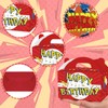 16 Pcs Red White Yellow Theme Party Favors Gift Box
