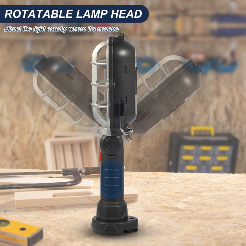 (Improved) NextLED NT-5571 Rechargeable Magnetic LED Work Light, 1000 LM