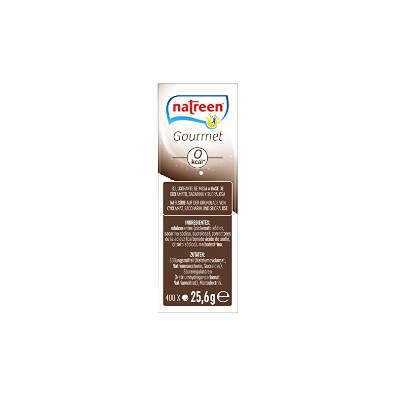 natreen Sweetener Gourmet Table Dispenser No Calories Sugar Substitute 400