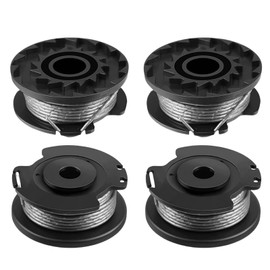 JINHENB Strimmer Wire Replacement Spool and Line, 4 piece compatible with Bosch ART 23 SL ART 26 SL, EasyGrassCut 18, 23, 26, 18-230, 18-260, for mower trimmer F016800569 F016800385