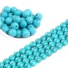 Perlin - 70 Turquoise Gemstone Strand Beads Half Natural Stone
