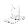 2" Two Part Adjustable Clear Acrylic Plastic Display Stand Easel