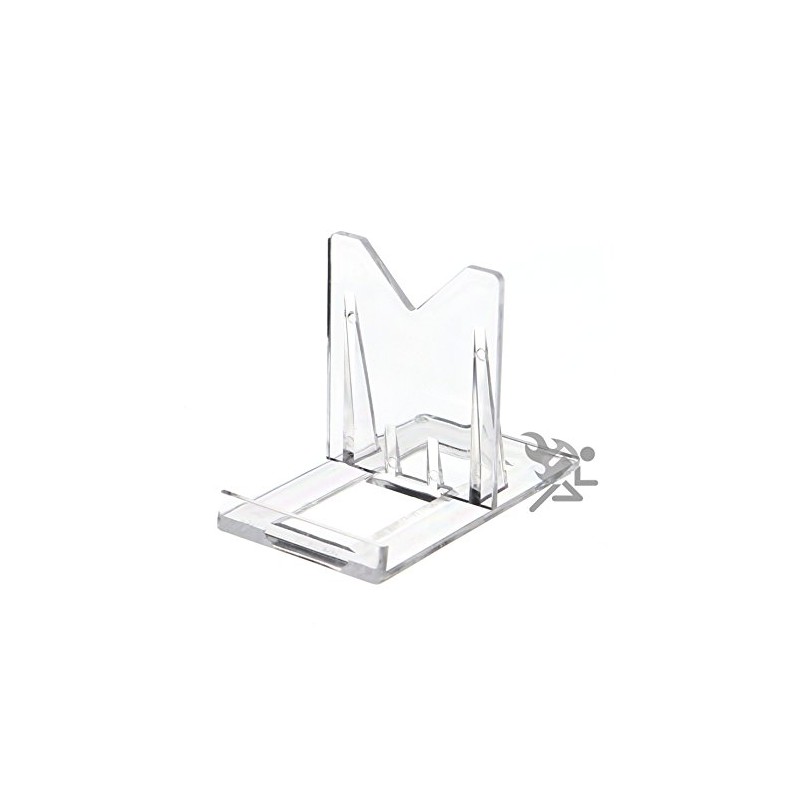 2" Two Part Adjustable Clear Acrylic Plastic Display Stand Easel