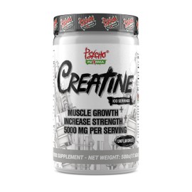 Psycho Pharma Creatine - 5g of Premium Creatine Monohydrate per Serving, 100 Servings