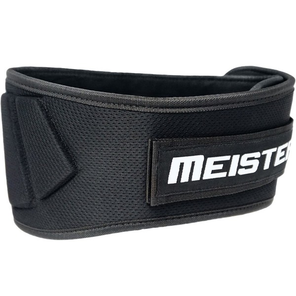 Meister MMA Contoured Neoprene Weight Lifting Belt 6" Back Support - Large/X-Large