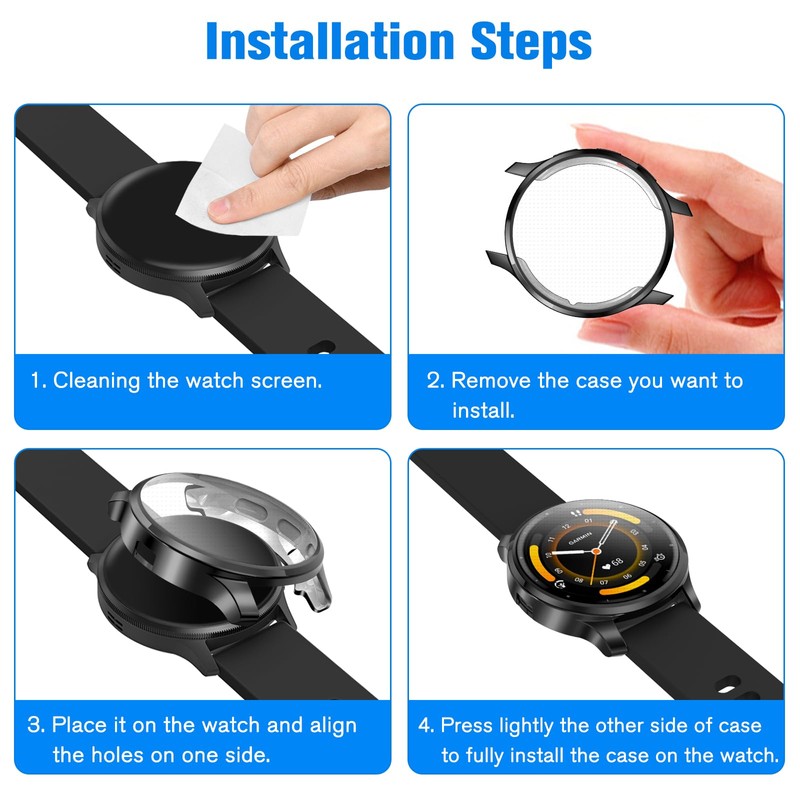 Fintie 3 Packs Screen Protector Case Compatible with Garmin Venu