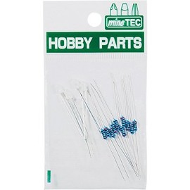 Mineshima HP-26 LED, 0.1 inch (3 mm), Green, Pack of 5