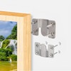 Flush Mount Bracket 12 pcs, Stainless Steel Interlock Hanging Buckle