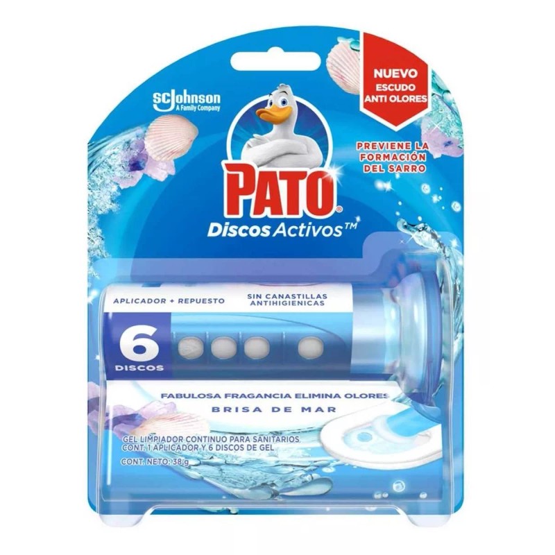 Pato Limpiador De Baños En Gel Pato Discos Activos Brisa