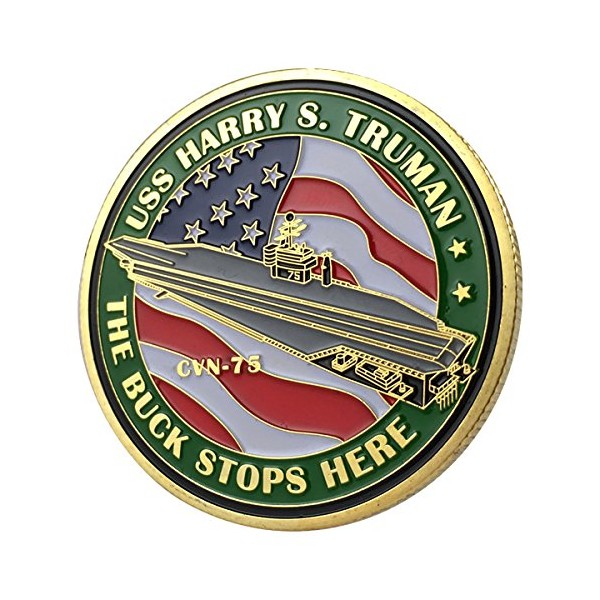 U.S. Navy USS Harry S. Truman / CVN-75 GP Challenge Coin 1136#