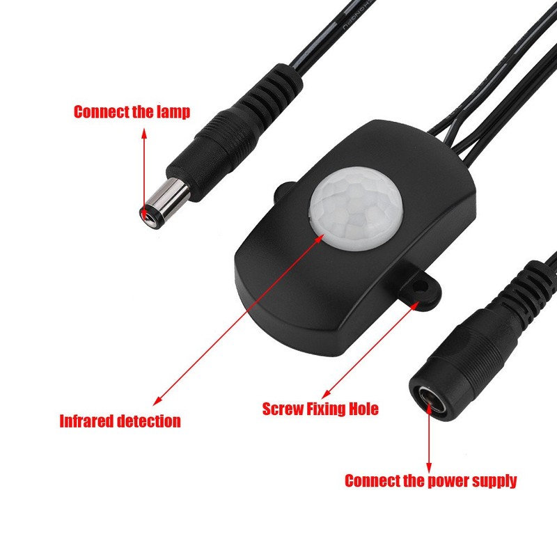 Infrared Motion Sensor Switch DC 6V-24V, Motion Sensor Automatic Switch