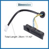 A ABSOPRO Rear Trunk Lid Release Tailgate Opening Switch Replacement