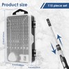 115 in 1 Alloy Steel Precision Screwdriver Set High Hardness