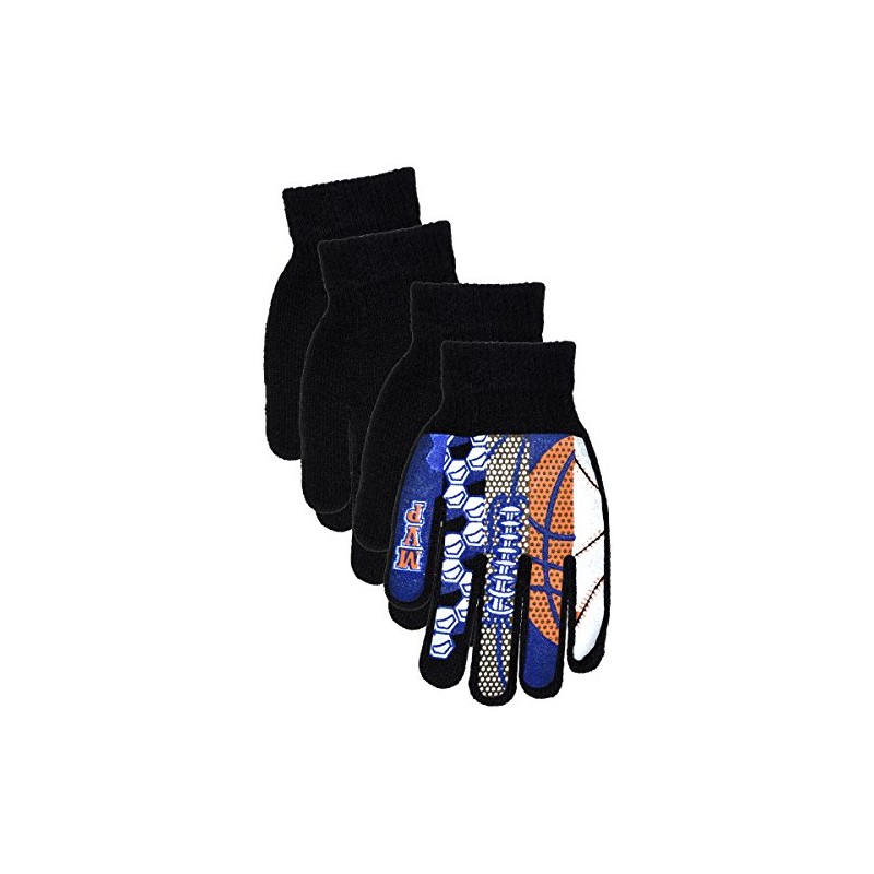 Polar Boys MVP Sports Warm Knit Glove, B6b1567 Black, OSFM