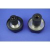 WILLY SHINY HARLEY 2024-2025 FORK LEG AXLE CAPS HEX DESIGN