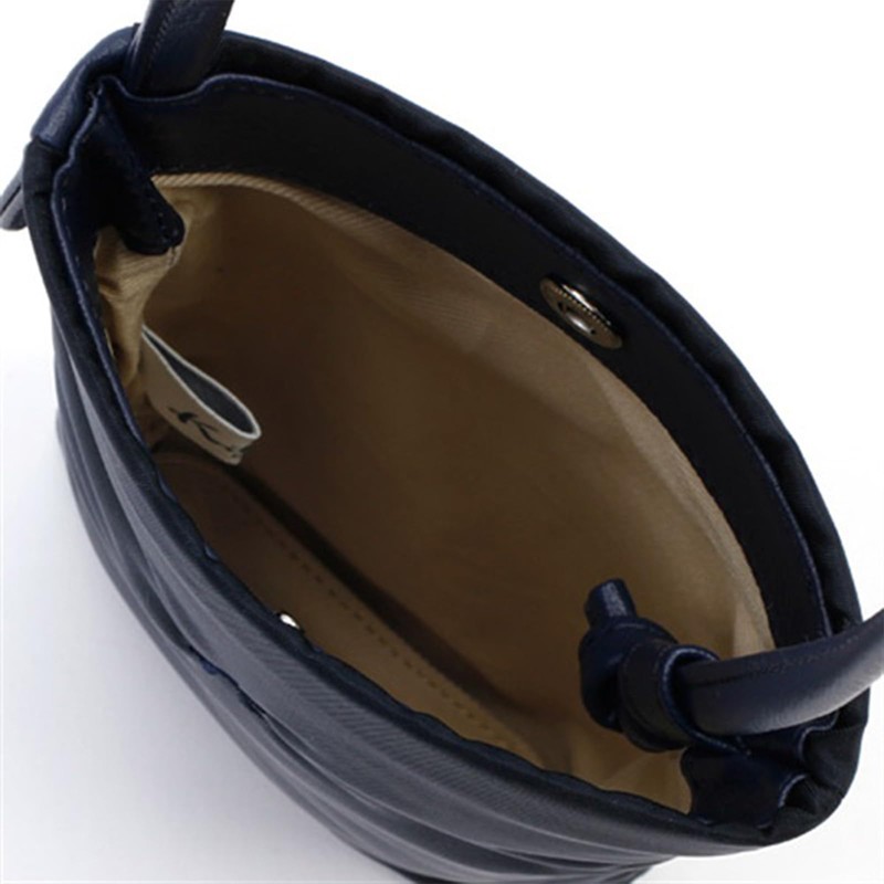 Kitamura P-0645 Smartphone Shoulder Thin Gusset Crossbody Bag, Dark Blue