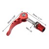 X AUTOHAUX 2pcs 8mm Aluminium Alloy Bicycle Seat Post Quick