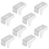 INCREWAY Shelf Clips Bracket, 8PCS Shelf Support Clips Adjustable Steel