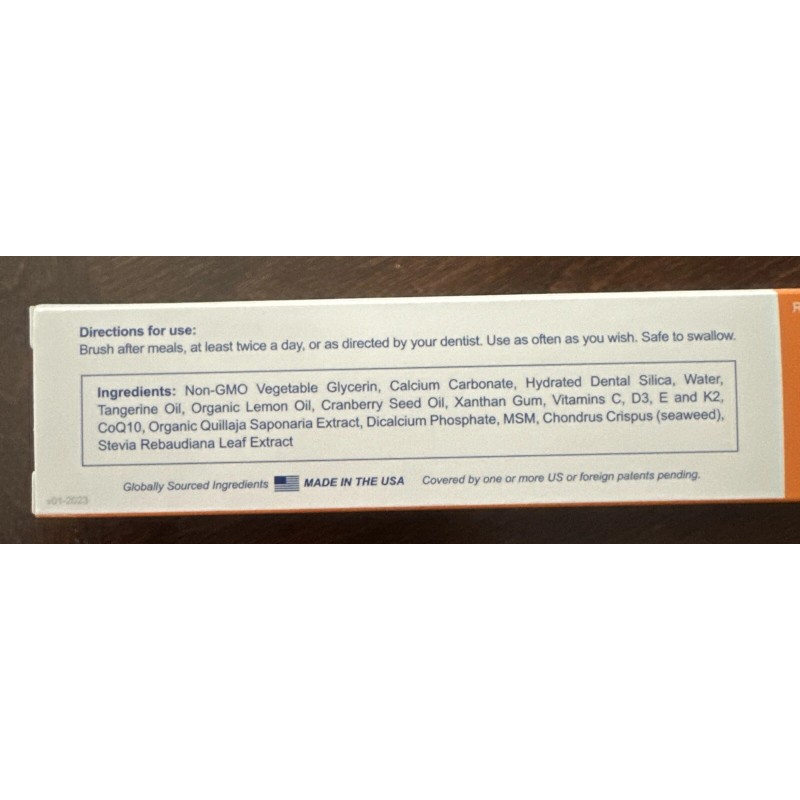 Revitin Natural Toothpaste and Prebiotic Oral Therapy 3.4oz ; Exp