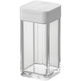 Yamazaki 5825 Spice Bottle, Large, White, Approx. W 1.9 x D 1.9 x H 3.9 inches (4.8 x 4.8 x 10 cm), Tower Sliding Closure, Adjustable Amount