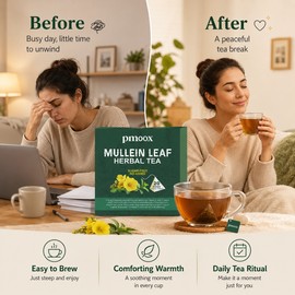 Mullein Leaf Herbal Tea for Adults – Organic-Inspired Loose Leaf Tea for Daily Wellness Routines