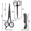 Beard Scissors/Nose Scissors /Mustache Comb Multi Functions Grooming Kit Gift