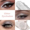 BelleVive Glitter Eyeshadow, Light Eyeshadow, Pressed Glitter Eyeshadow, Glitter Matte