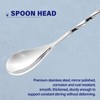 Briout 6 Pieces Bar Spoon, 12 Inches Long Handle Drink