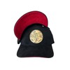 Gorra del Centenario 50 pesos Trucker Suede Hat, Red Underbill-