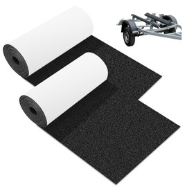 LYMOI Boat Trailer Bunk Carpet, 2 Pcs 12in x 13ft Boat Bunk Carpet, Adhesive Backed Marine Carpet Trailer Bunk Padding for Outdoor Boats Trailers Jet Ski Ramps Trailer Accessories
