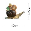Gemmia Miniature Fairy Garden Figurine- Peaceful Fairy on Snail
