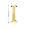 4.5CM Self Adhesive Solid Brass Letters Wall sticker Gold English