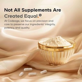 Codeage Polvo De Péptidos De Colágeno Múltiple + Probióticos Black Edition, Suplemento En Polvo De Vitamina C Y Ácido Hialurónico, De Animales Alimentados Con Pasto, Hidrolizado, Sin Carbohidratos, Ti