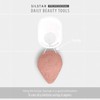 SILSTAR PROFESSIONAL Konjac Facial Sponge Tear Drop Rose Red Clay