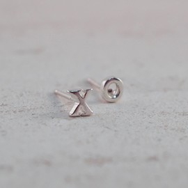 Boma Jewelry Sterling Silver XO Hugs and Kisses Stud Earrings