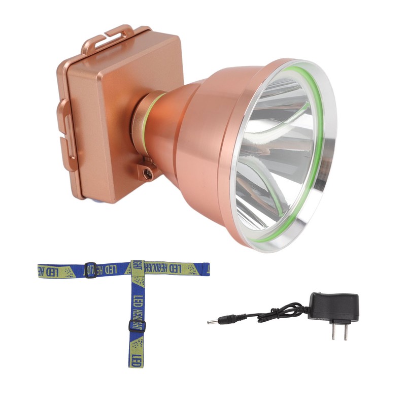 LED Torch Headlamp High Light Beam USB Charging 4800MAH Miner