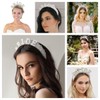 Pearl Bride Headband, Wide Pearl Headpiece, Bachelorette Party Gift, White