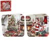 The Leonardo Collection Set of 4 Christmas Coasters - Santa Richard Macneil Design - Statement Kitchenware for the Home