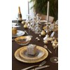Vetro Felice 349122P Medium Plate Western Tableware Plate, Gold, 8.5