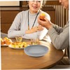 Zerodeko Anti-Spill Plate for Seniors and People with Disabilities, Non-Slip