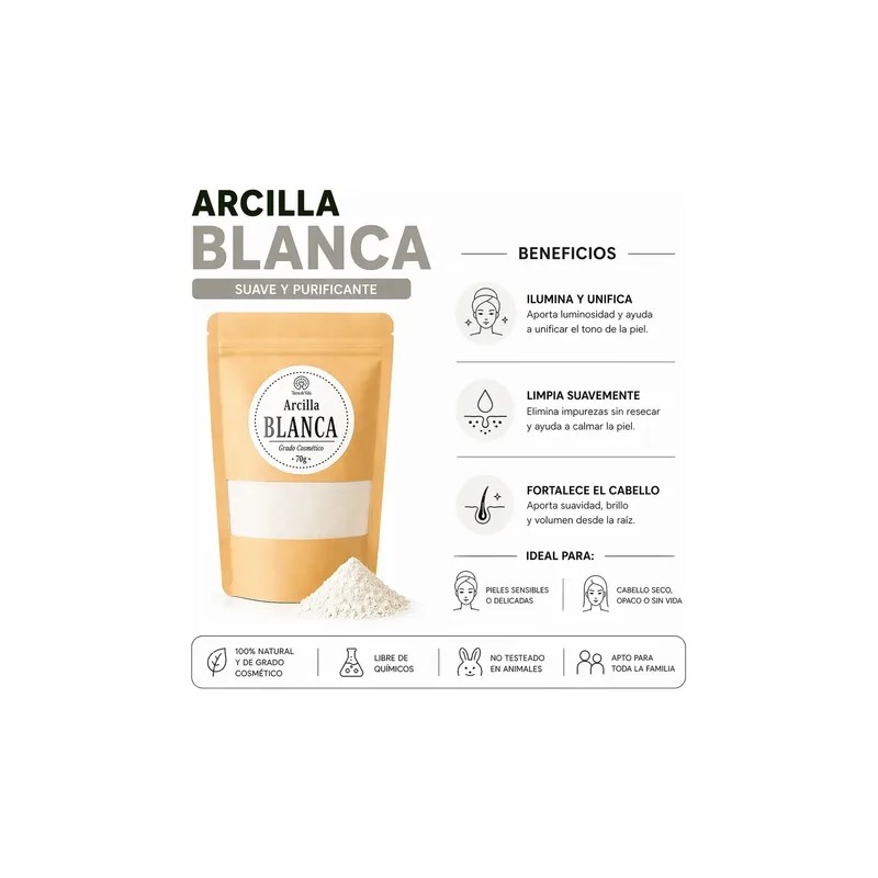 Kit Barro Mascarillas Arcilla Roja Verde Blanco Negro Normal